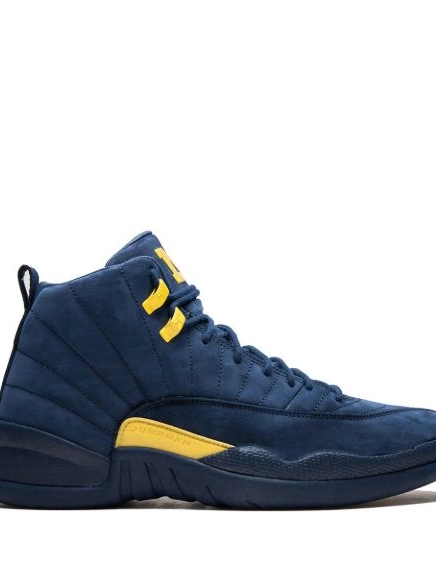 Jordan "Michigan" 12 sneakers Men Air Jordan Retro 0506